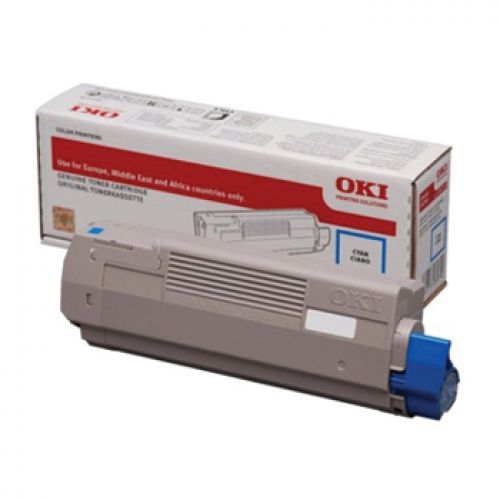 OKI Toner-C833/843 - Cyan , Oki , OKI46443103 , 5031713066835